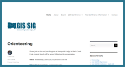 Desktop Screenshot of gis-sig.org